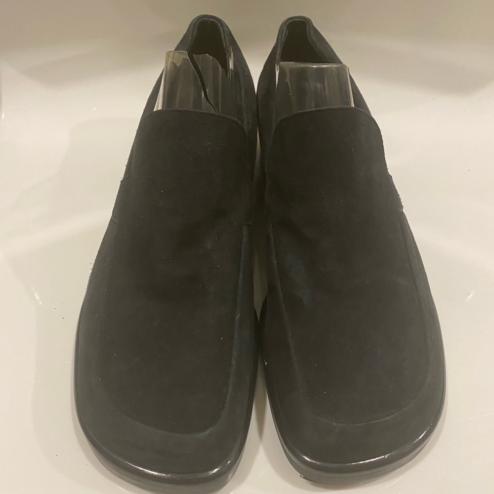 Franco Sarto Bocca Black Suede Loafer